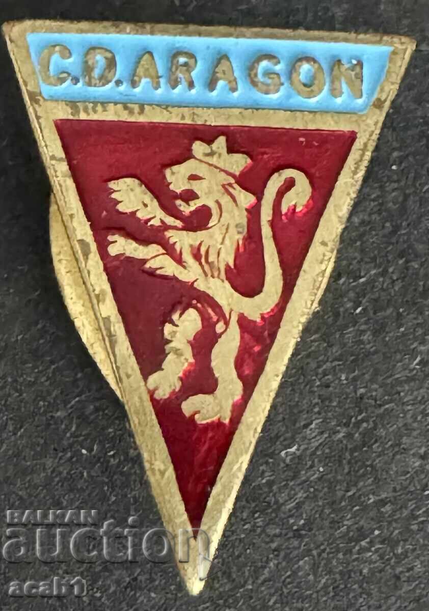 Old Football Badge of Aragon Zaragoza
