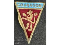 ARAGON ZARAGOZA INSIGNĂ VECHE DE FOTBAL