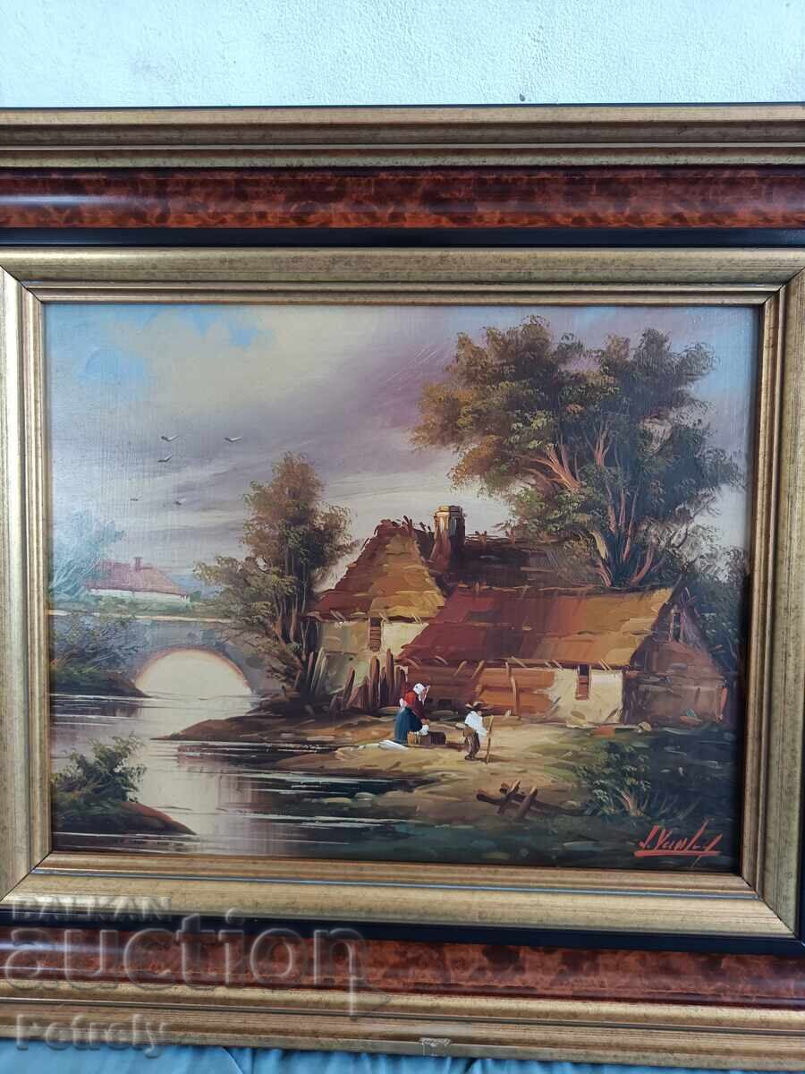 Παλιά ελαιογραφία με τιμή 200.00 BGN | € 102.26 Παλιά ελαιογραφία με τιμή 200.00 BGN | € 102.26