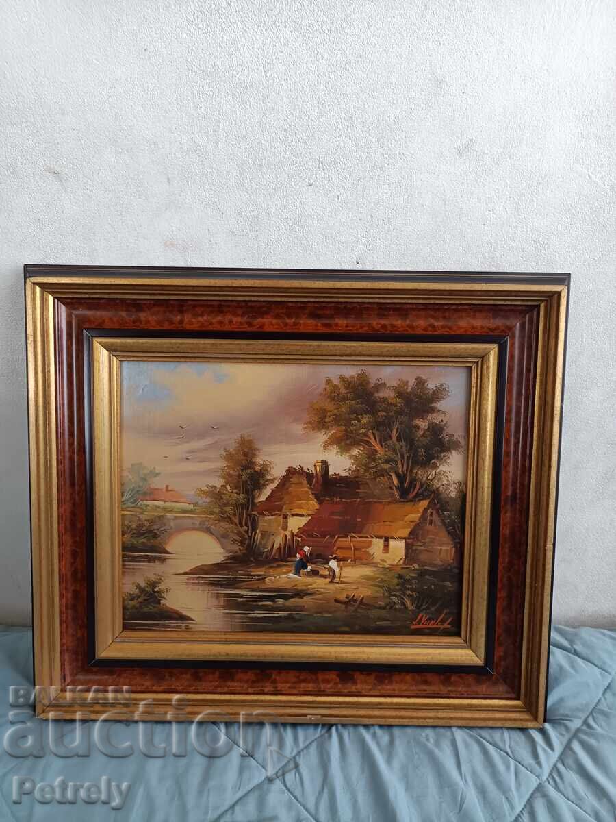 Παράδοση Παλιά ελαιογραφία Παράδοση Παλιά ελαιογραφία