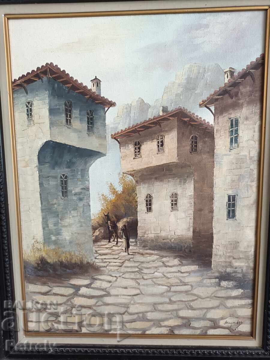 Παράδοση Παλιά ελαιογραφία Παράδοση Παλιά ελαιογραφία