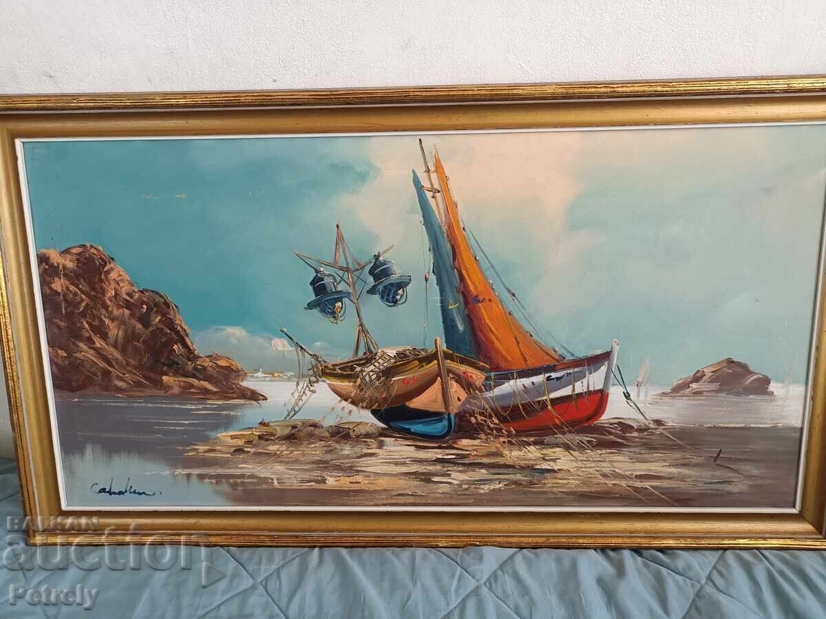 Аукцион Голяма маслена картина Аукцион Голяма маслена картина