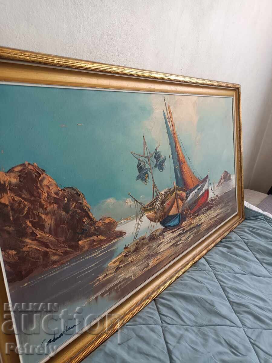 Доставка на Голяма маслена картина Доставка на Голяма маслена картина