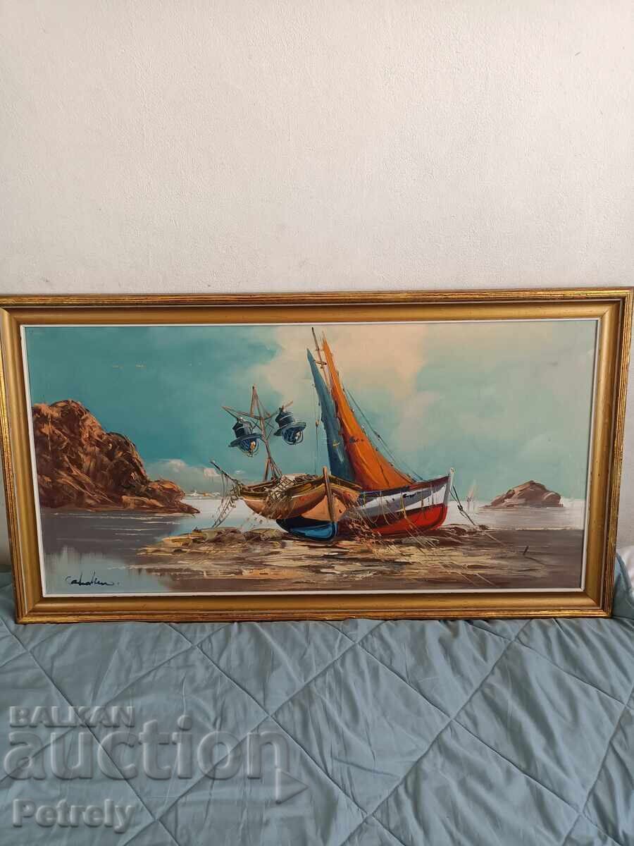 Голяма маслена картина Голяма маслена картина