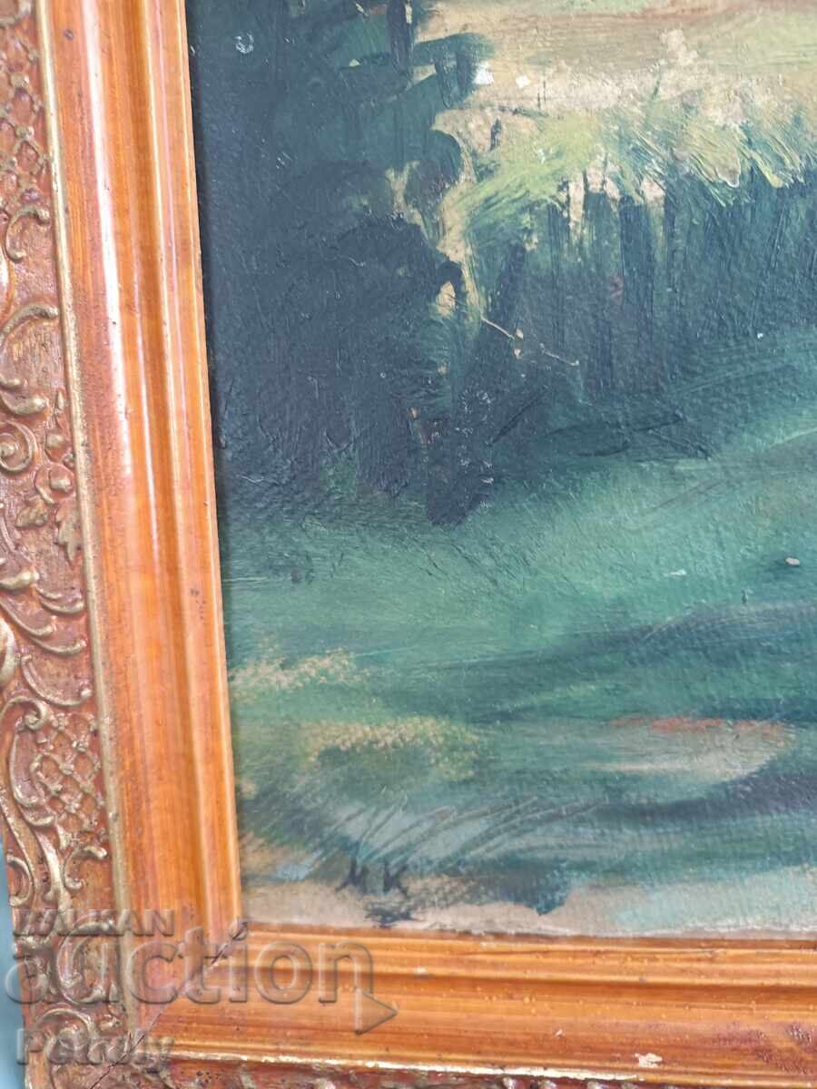 Аукцион Стара маслена картина Аукцион Стара маслена картина