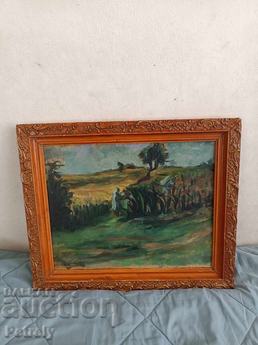 Стара маслена картина Стара маслена картина