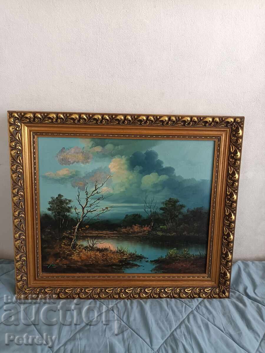 Стара маслена картина - 5