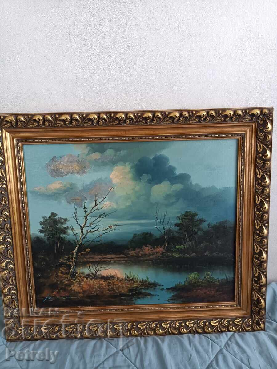 Стара маслена картина