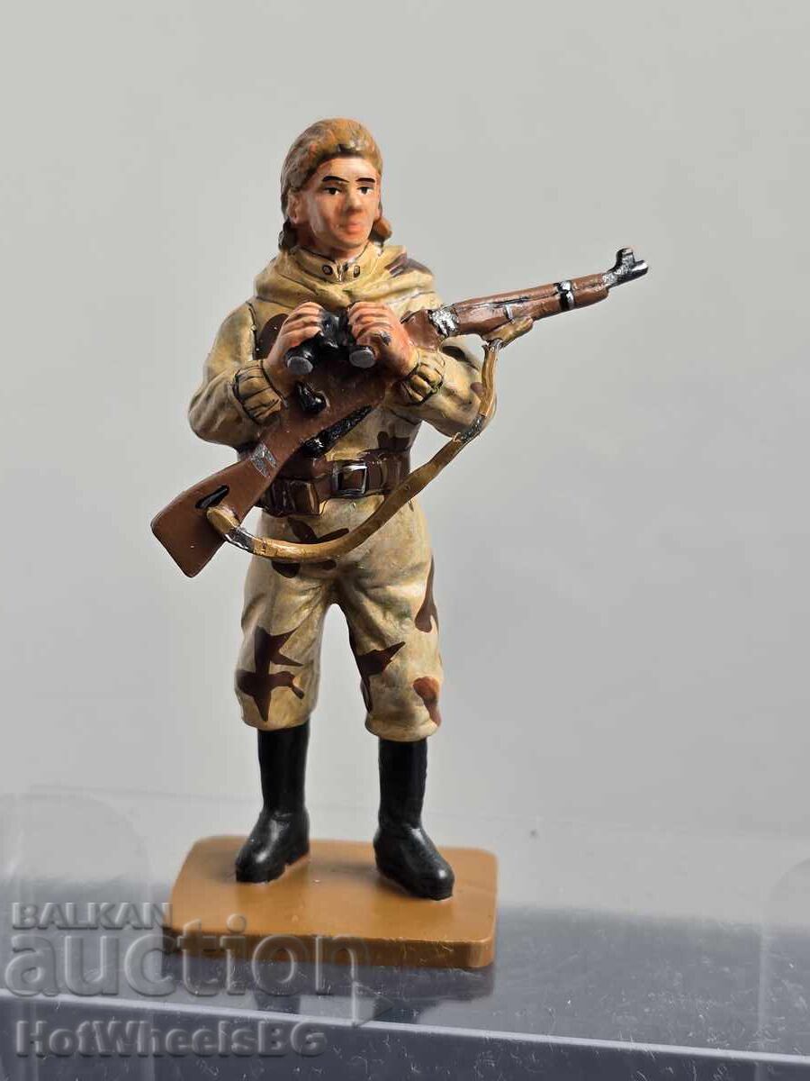 DEL PRADO-ΑΝΔΡΕΣ ΣΤΟΝ ΠΟΛΕΜΟ: Γυναίκα ελεύθερος σκοπευτής Κόκκινος Στρατός U.S.S.R-1943