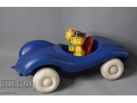Jucărie veche din plastic, bulgărească, tip buggy, cu șoricei
