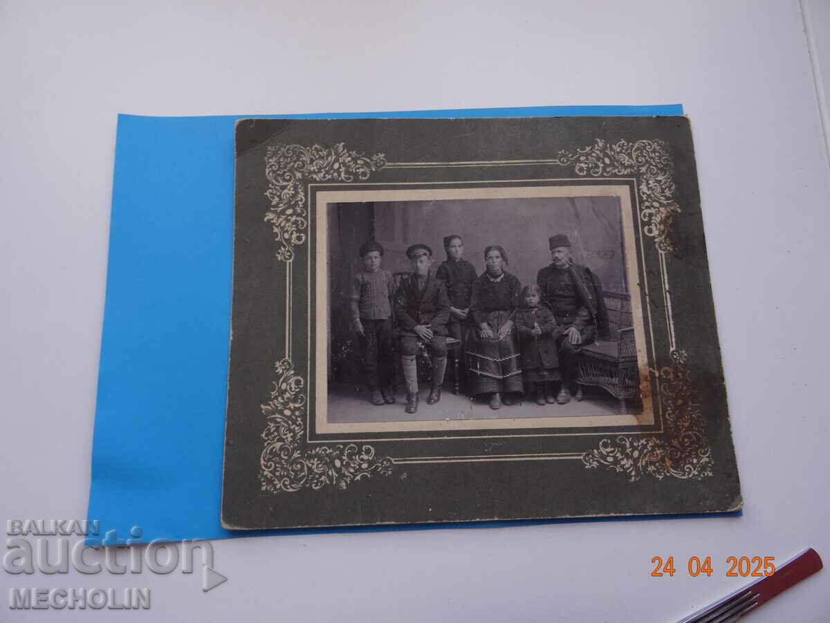 Collector's Old Cardboard Family Photo - 5 Collector's Old Cardboard Family Photo - 5