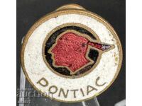 Retro Pontiac Enamel Badge