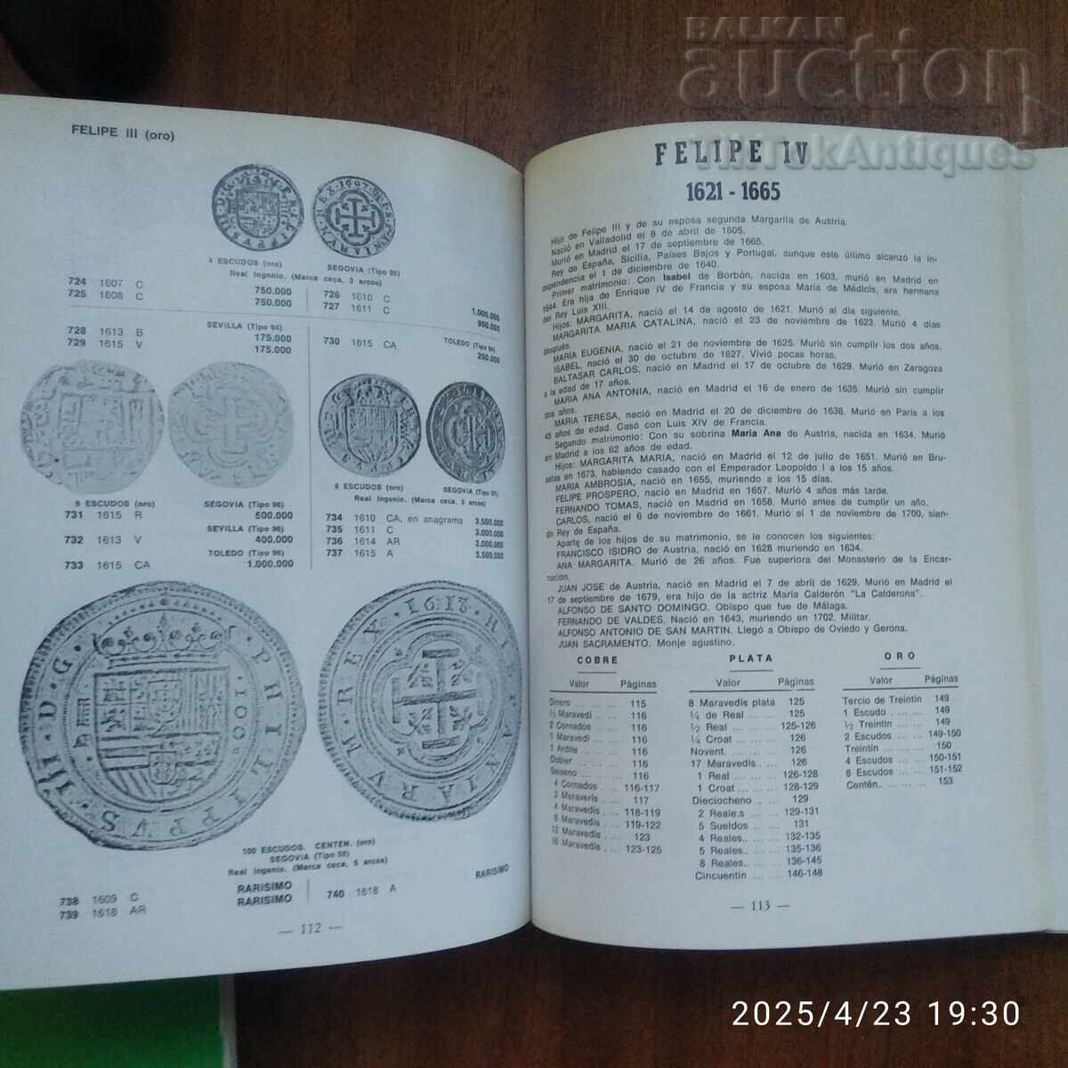 Catalogs of Spanish Coins, Parts 1 and 2 - 6 Catalogs of Spanish Coins, Parts 1 and 2 - 6
