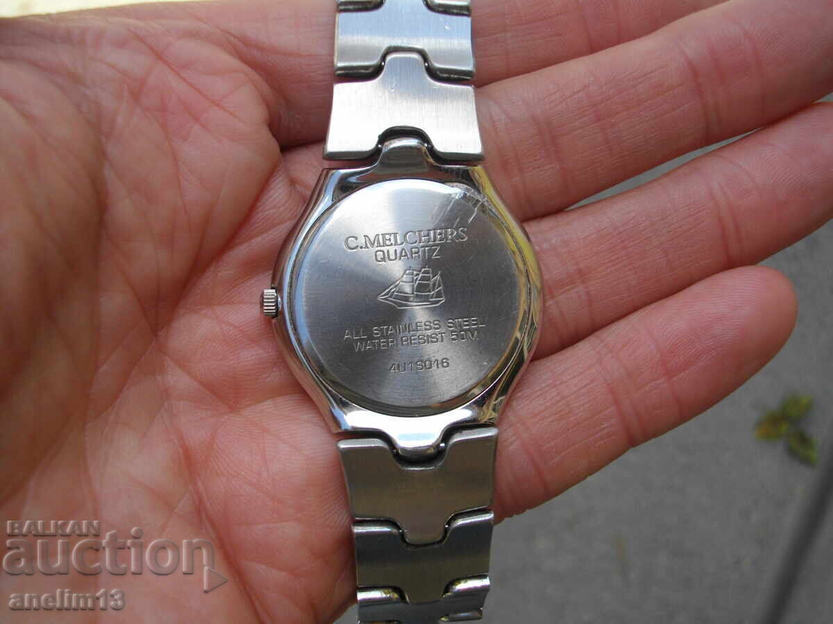 ΚΟΜΨΟ ΑΝΔΡΙΚΟ ΑΤΣΑΛΙΝΟ ΡΟΛΟΪ C. MELCHERS SEIT 1806 SAPHIR - 7