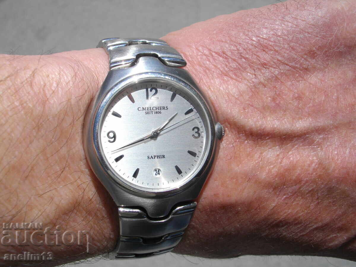 ΚΟΜΨΟ ΑΝΔΡΙΚΟ ΑΤΣΑΛΙΝΟ ΡΟΛΟΪ C. MELCHERS SEIT 1806 SAPHIR