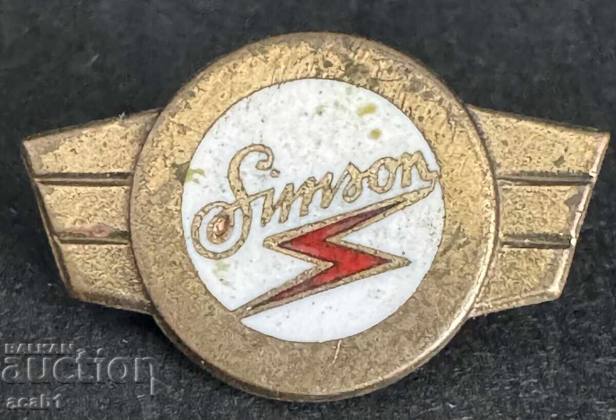 SIMSON Enamel Badge