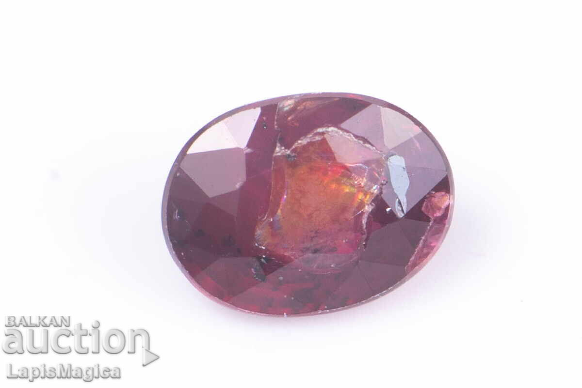 Ρουμπίνι 0.36ct μη επεξεργασμένο οβάλ κοπής Ρουμπίνι 0.36ct μη επεξεργασμένο οβάλ κοπής