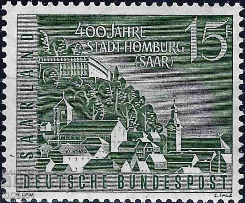Germany SAARLAND 1958 - Views MNH