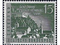 Germany SAARLAND 1958 - Views MNH