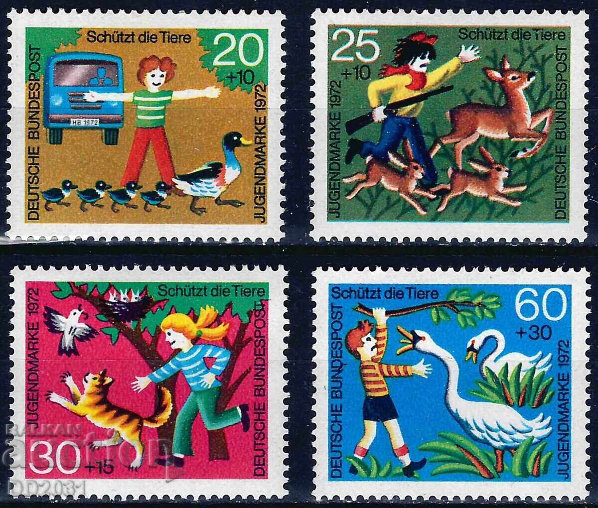 Γερμανία Δ.Γ. 1972 - παιδικά MNH