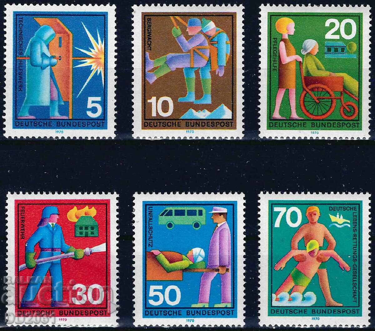 Germany FRG 1970 - Help MNH Germany FRG 1970 - Help MNH