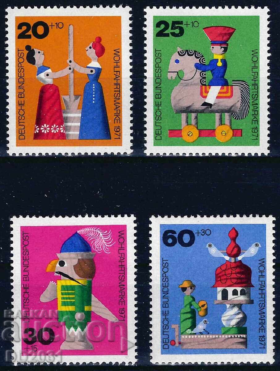 Γερμανία Δ.Γ. 1971 - γραμματόσημα MNH