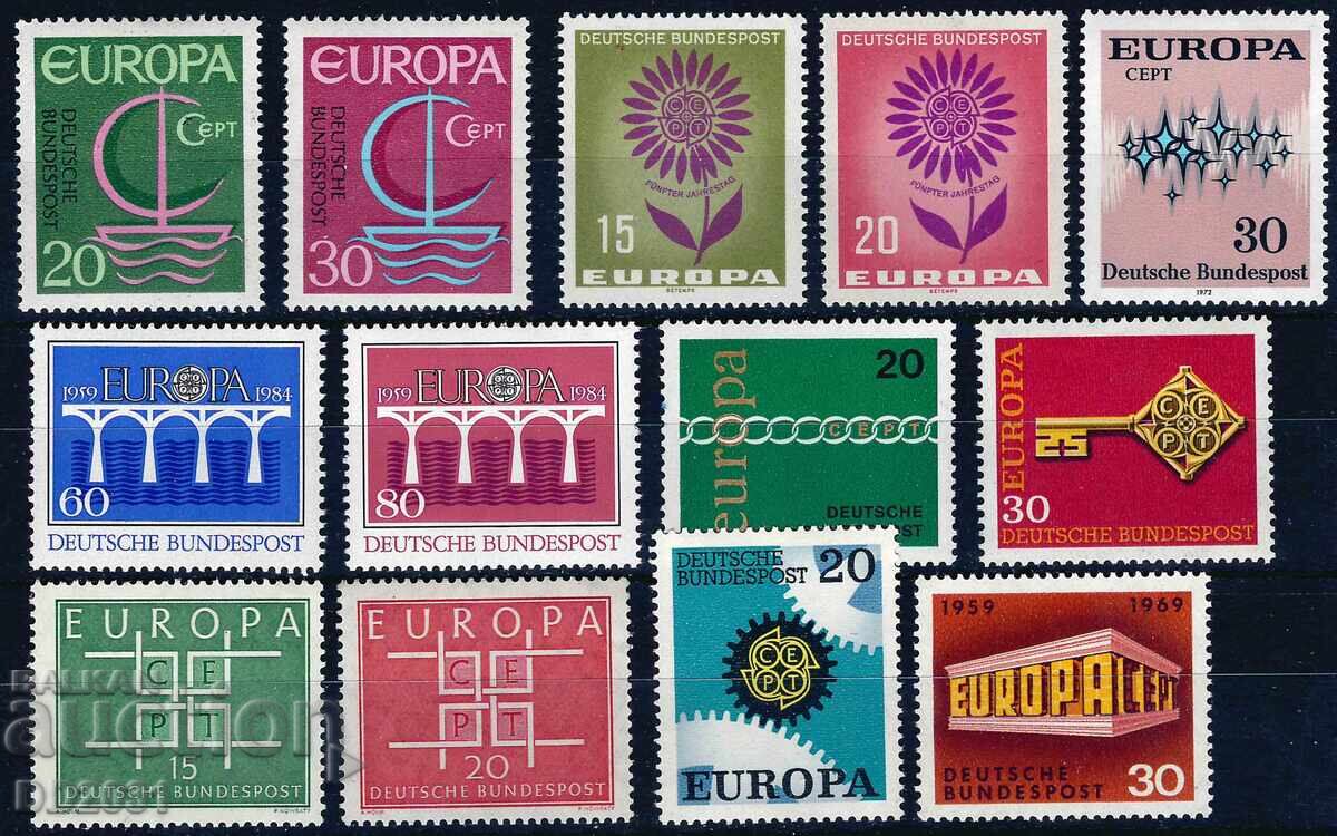 Γερμανία Δυτική Γερμανία - ΕΥΡΩΠΗ παρτίδα MNH