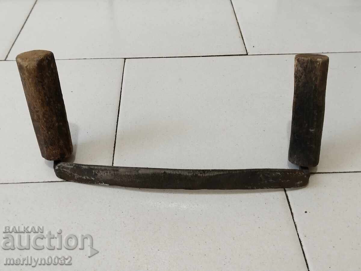 Аукцион Стар кован рукан инструмент ковано желязо ренде дървения