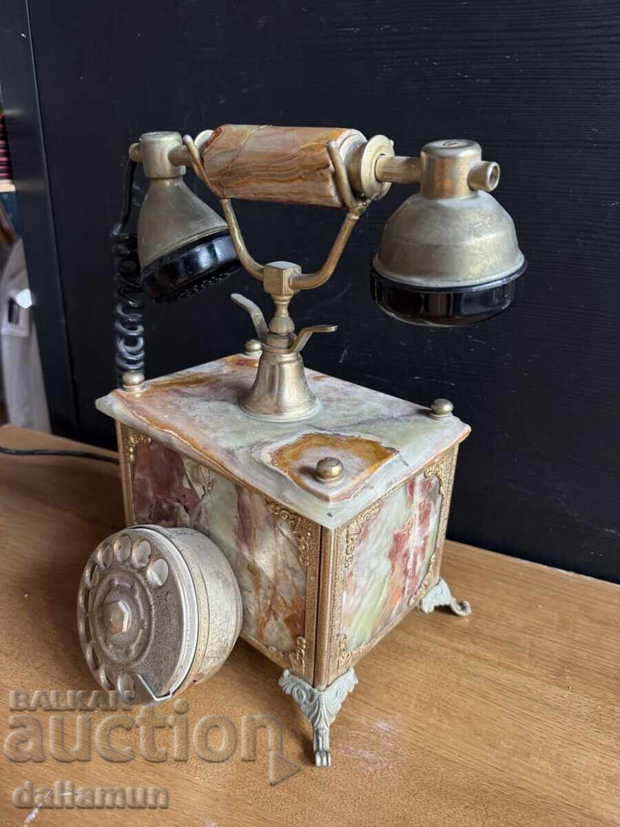 Δημοπρασία Αρχαίο ιταλικό τηλέφωνο inox