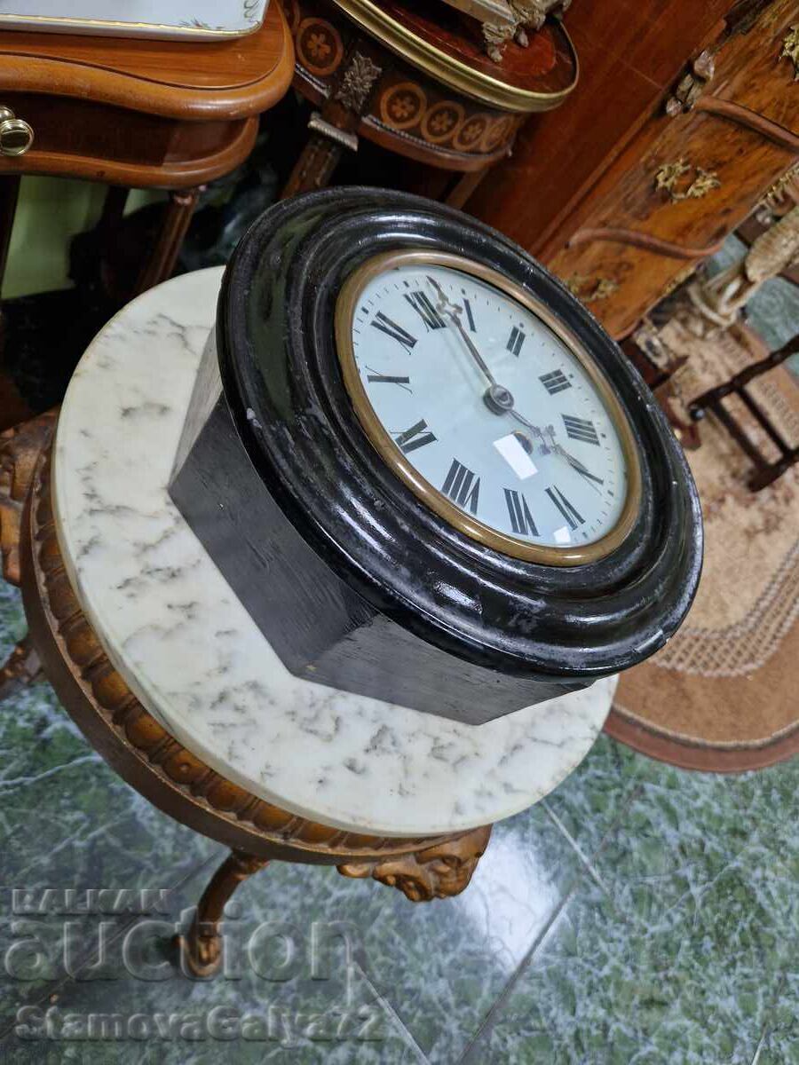 Auction Antique collectible French wall clock Auction Antique collectible French wall clock