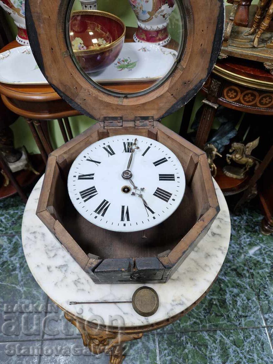 Αντίκα συλλεκτικό γαλλικό ρολόι τοίχου - 5 Αντίκα συλλεκτικό γαλλικό ρολόι τοίχου - 5