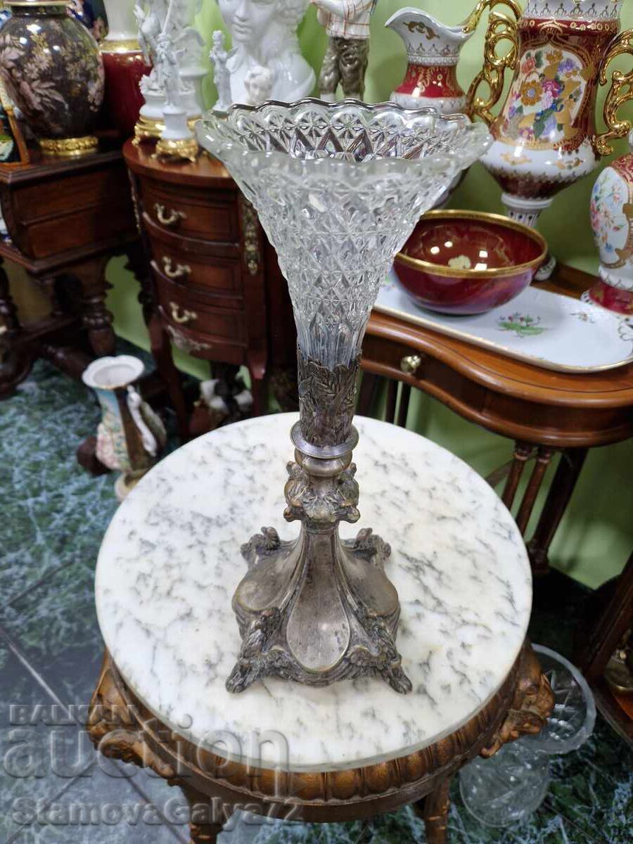 Auction Antique French High Goblet ART Nouveau Auction Antique French High Goblet ART Nouveau