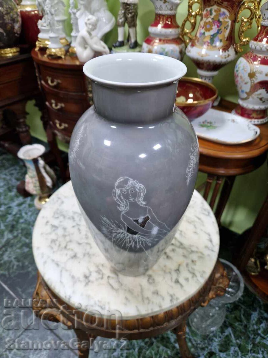 Auction  Rare antique porcelain vase H&G Heinrich