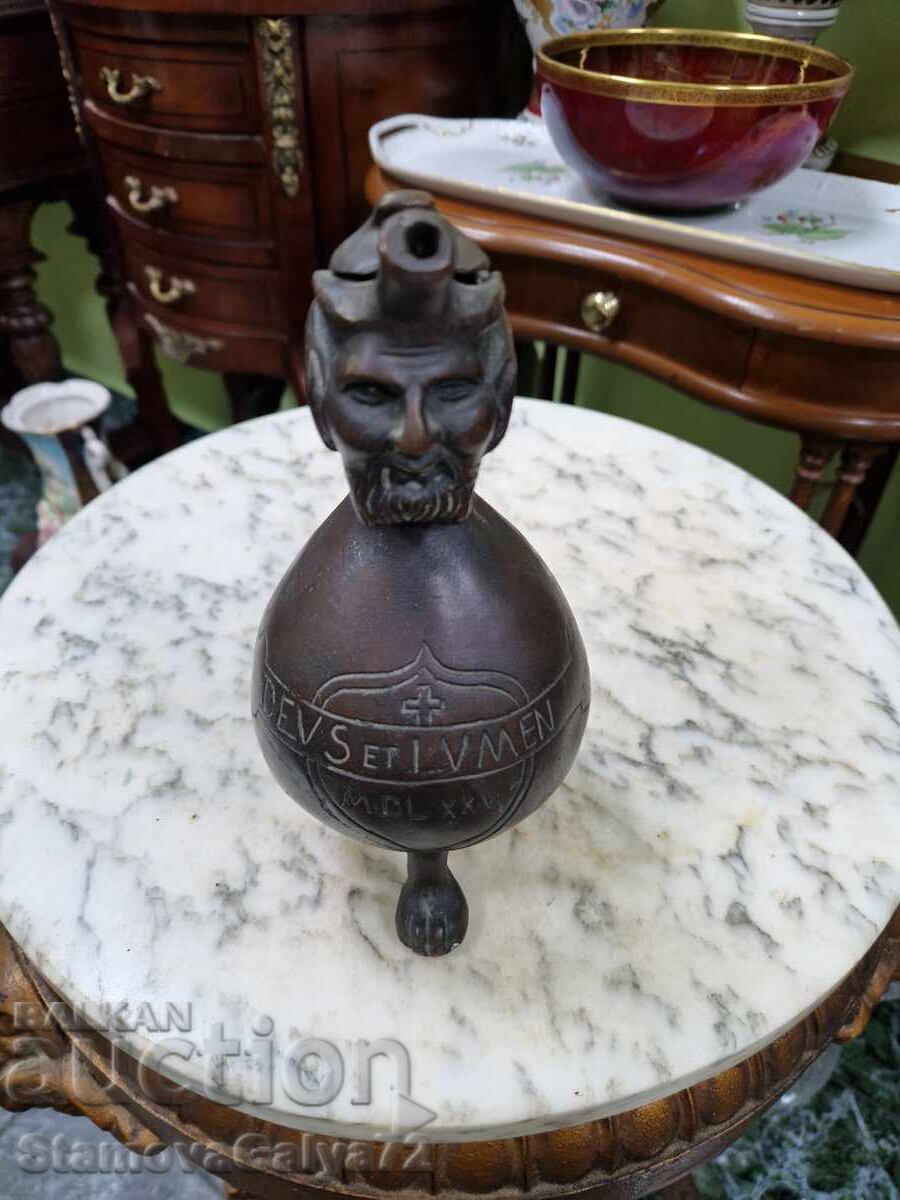 Σπάνιο αντίκα χάλκινο σκεύος του 19ου αιώνα με τιμή 233.00 BGN | € 119.13