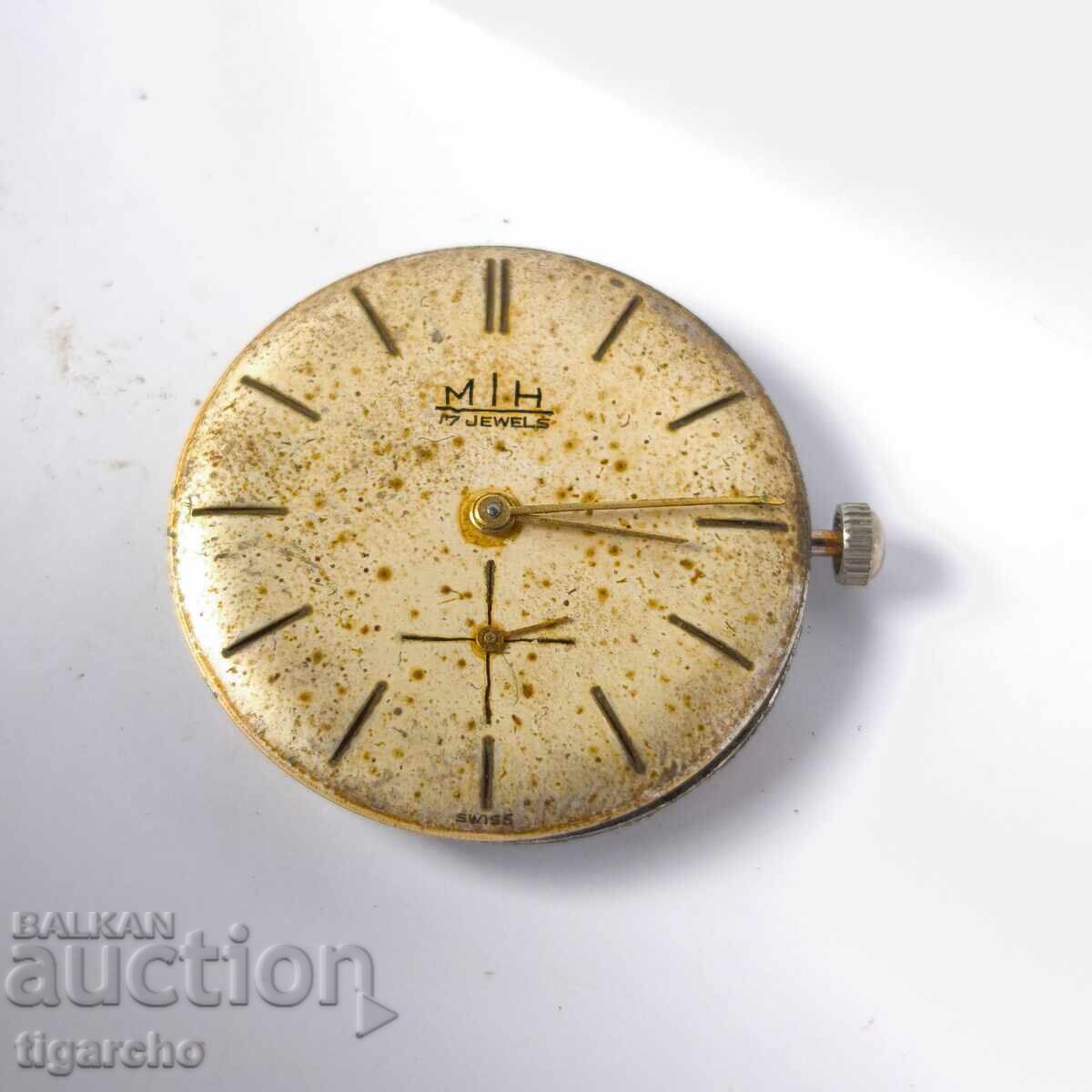 Μηχανισμός για ανδρικό ρολόι MIH