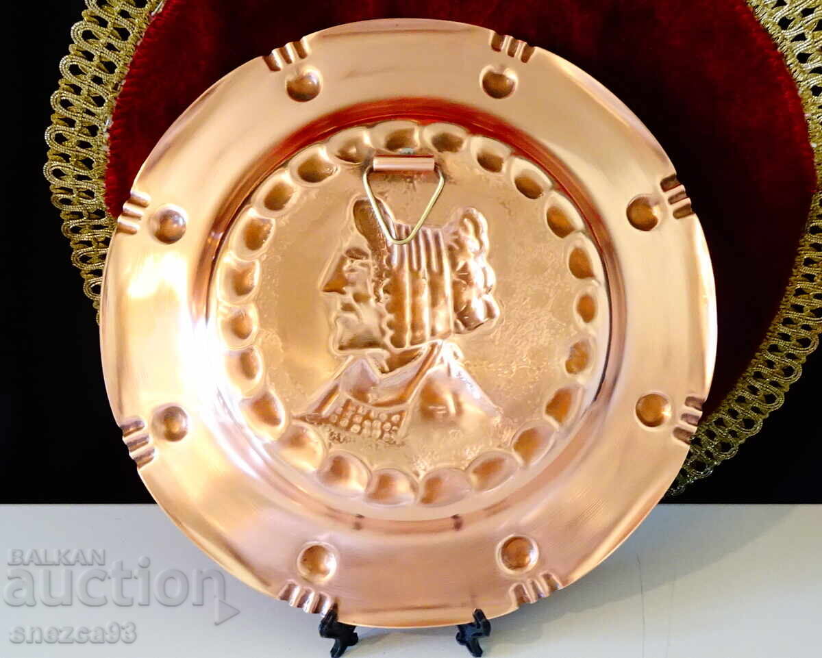 Χάλκινο πιάτο, χάλκινο πάνελ, πορτρέτο Lanouaille με τιμή 36.00 BGN | € 18.41