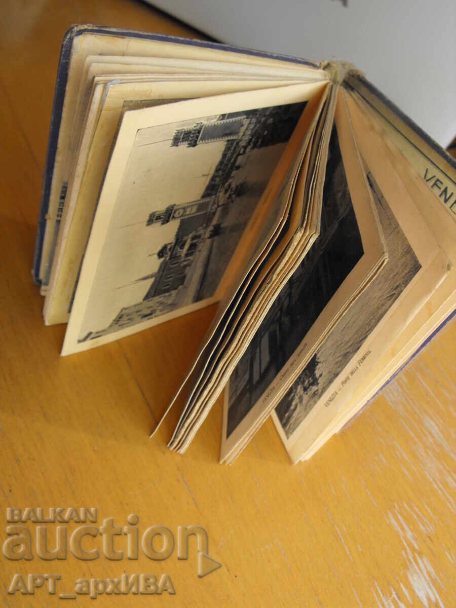 Delivery of Souvenir of Venice. Photo album of 64 black and white photos