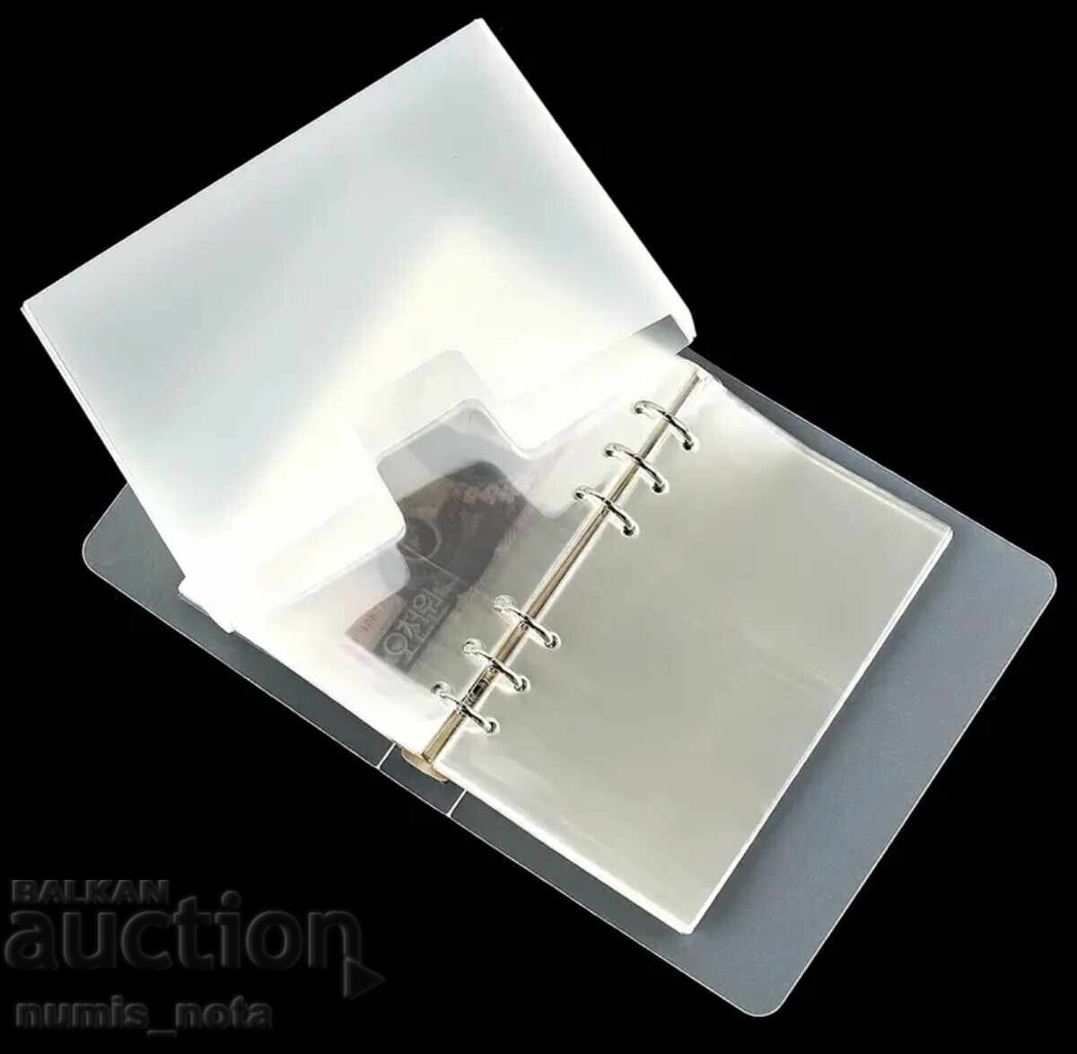 Pocket album for 100 banknotes with price 24.50 BGN | € 12.53 Pocket album for 100 banknotes with price 24.50 BGN | € 12.53