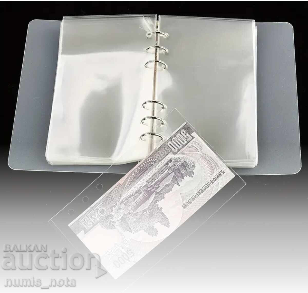 Auction Pocket album for 100 banknotes Auction Pocket album for 100 banknotes