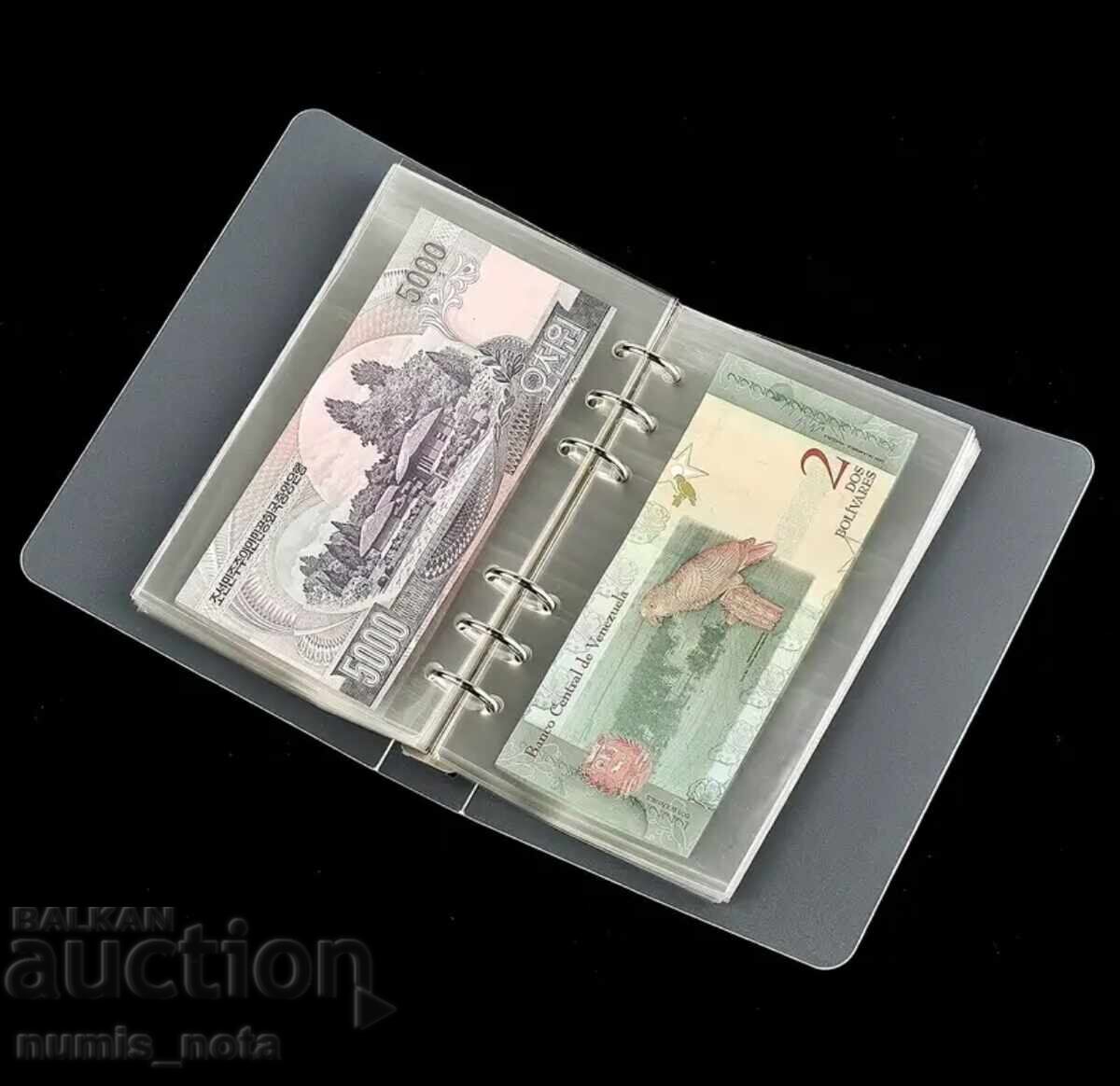 Pocket album for 100 banknotes - 5 Pocket album for 100 banknotes - 5
