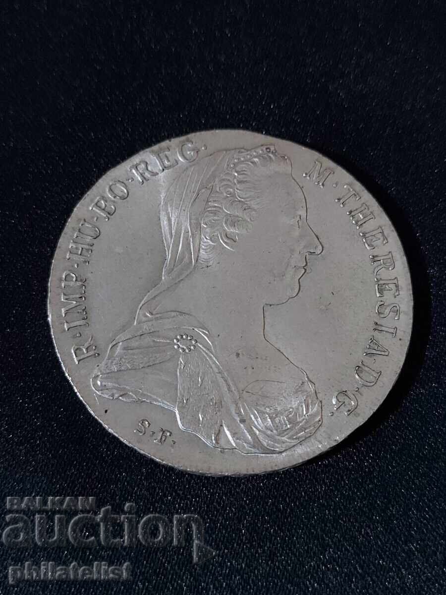 Austria 1780 - 1 Thaler - Maria Theresa, Restrike #6 Silver with price 75.00 BGN | € 38.35 Austria 1780 - 1 Thaler - Maria Theresa, Restrike #6 Silver with price 75.00 BGN | € 38.35