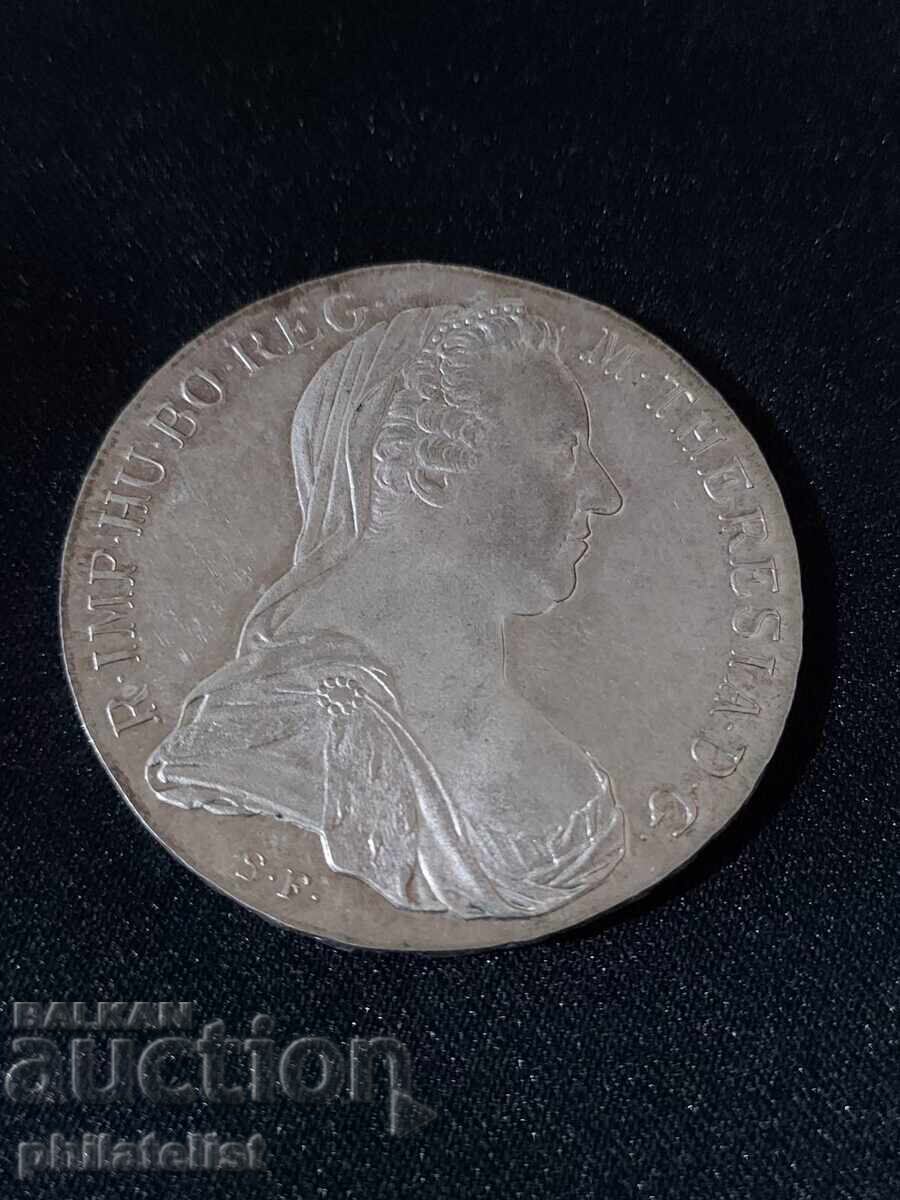 Austria 1780 - 1 Thaler - Maria Theresa, Restrike #7 Silver with price 83.00 BGN | € 42.44 Austria 1780 - 1 Thaler - Maria Theresa, Restrike #7 Silver with price 83.00 BGN | € 42.44