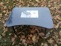 Πτυσσόμενο ξύλινο τραπεζάκι MDF με 4 ποδαράκια και χερούλι 59 x 39 x