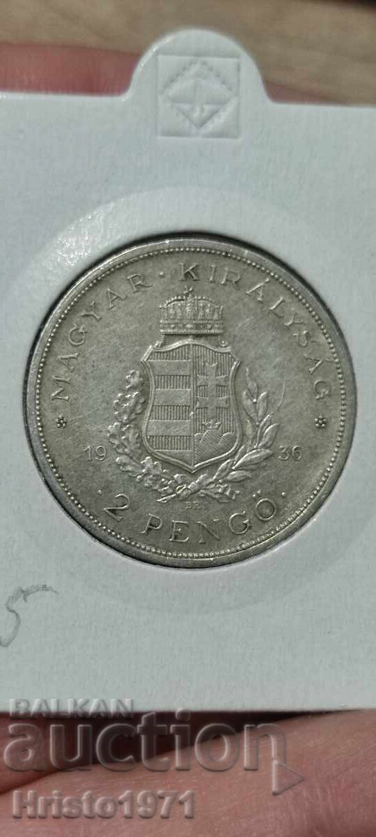 2 Πένγκο 1936 με τιμή 40.00 BGN | € 20.45 2 Πένγκο 1936 με τιμή 40.00 BGN | € 20.45