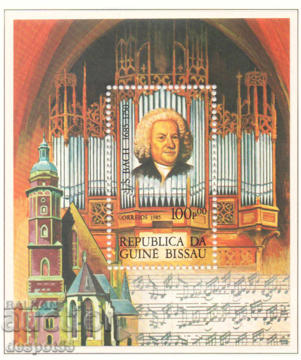 1985. Gv. Bisau. Anul Internațional al Muzicii - Bloc