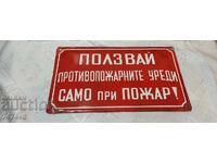 TABLĂ EMAILATĂ ROȘIE