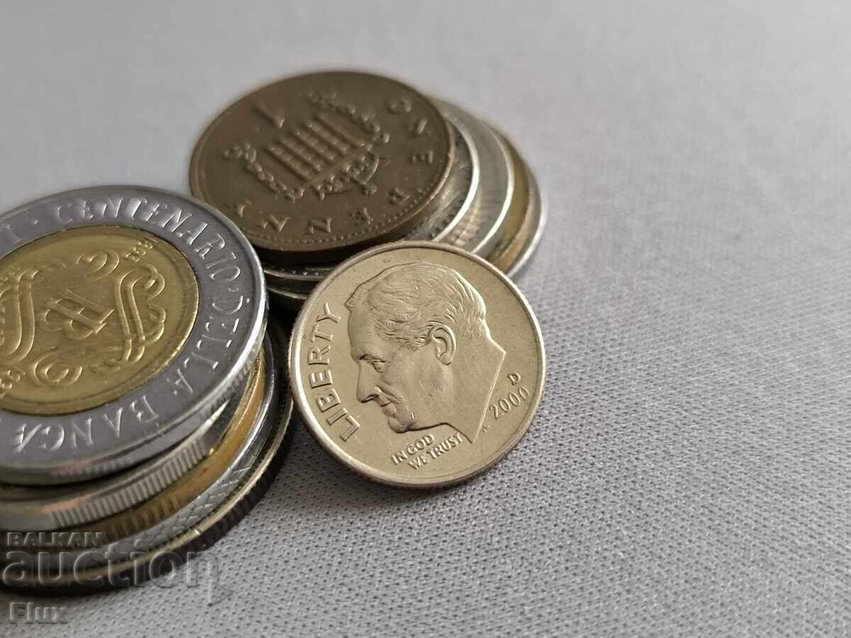 Νόμισμα - ΗΠΑ - 1 δίμη | 2000 με τιμή 1.10 BGN | € 0.56 Νόμισμα - ΗΠΑ - 1 δίμη | 2000 με τιμή 1.10 BGN | € 0.56