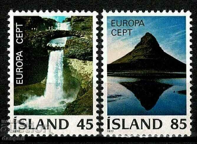 Iceland 1977 Europe CEPT (**) clean, unstamped series Iceland 1977 Europe CEPT (**) clean, unstamped series