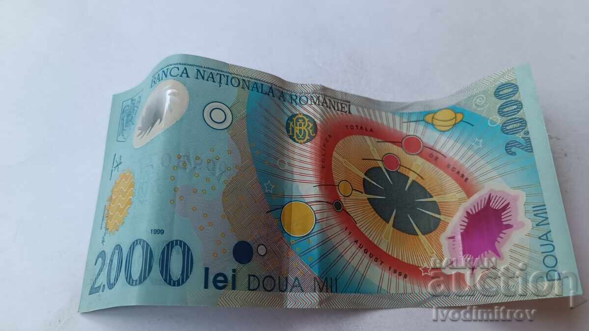 Romania 2000 lei 1999 polimer