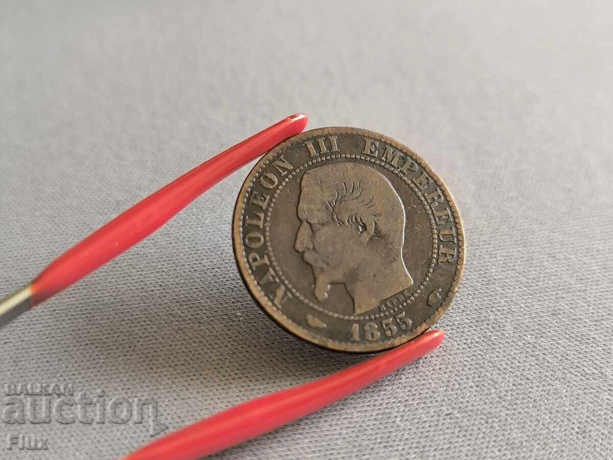 Coin - France - 5 centimes (Napoleon III) | 1855 with price 17.00 BGN | € 8.69